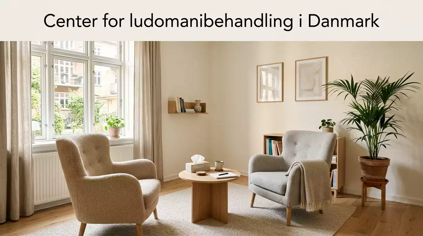 Center for Ludomani: behandling i Danmark 2026