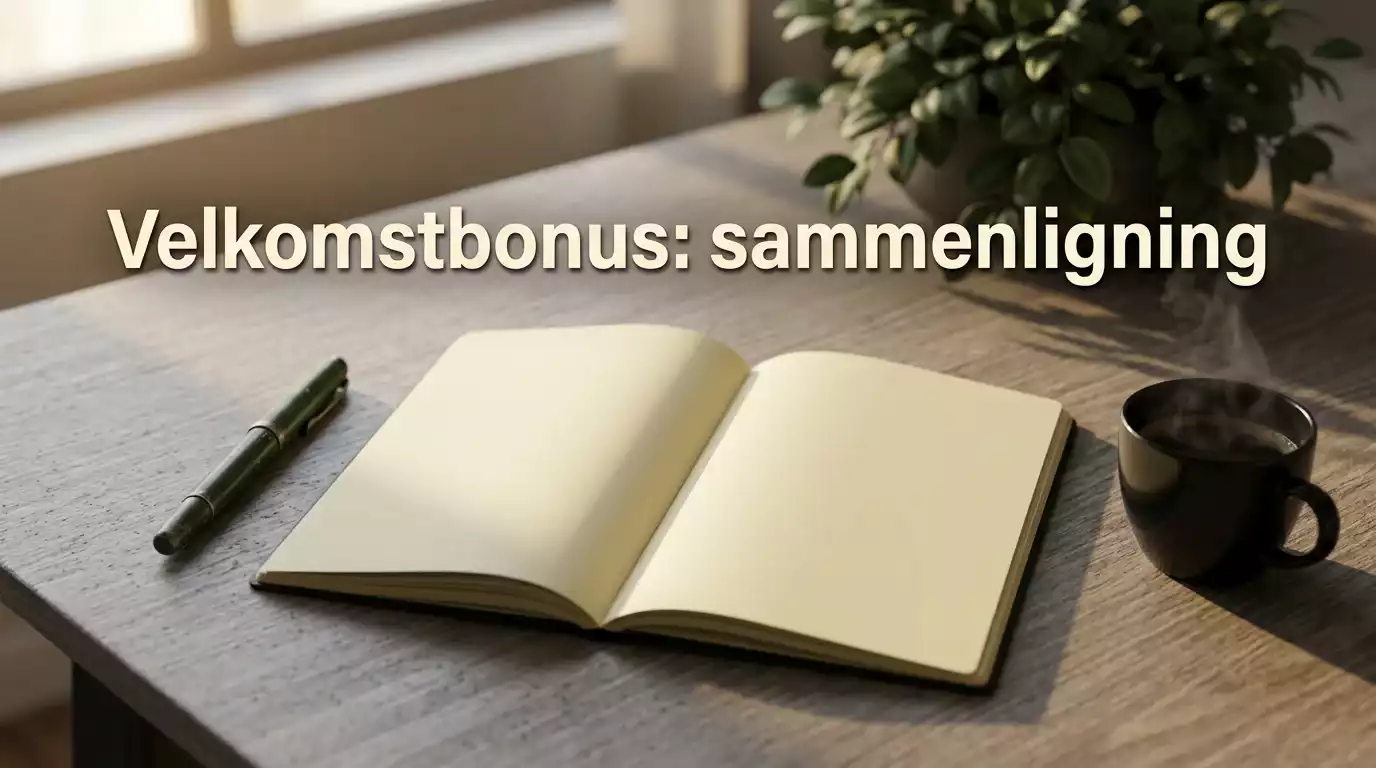 Velkomstbonus danske bookmakere: objektiv sammenligning 2026